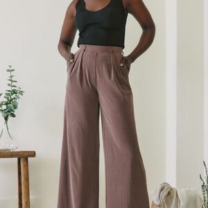 Leze the Label Bailey Pants in Coffee, Size XS